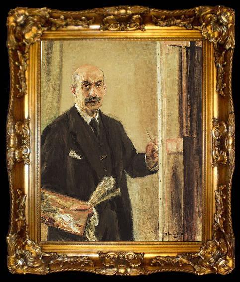 framed  Max Liebermann Self-portrait., ta009-2
